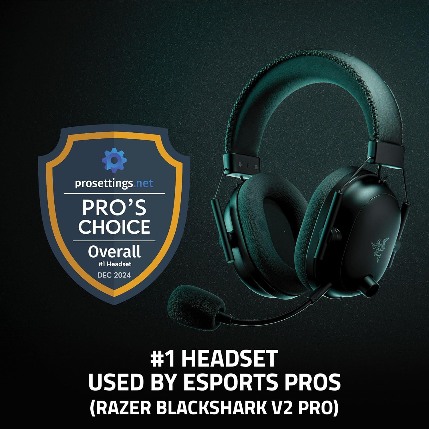 Buy Razer,Razer BlackShark V2 Pro (2023) Wireless E-Sports Headset – HyperClear Mic, TriForce Titanium 50mm Driver, Bluetooth, 70H Battery, Black - Gadcet UK | UK | London | Scotland | Wales| Near Me | Cheap | Pay In 3 | Headphones & Headsets
